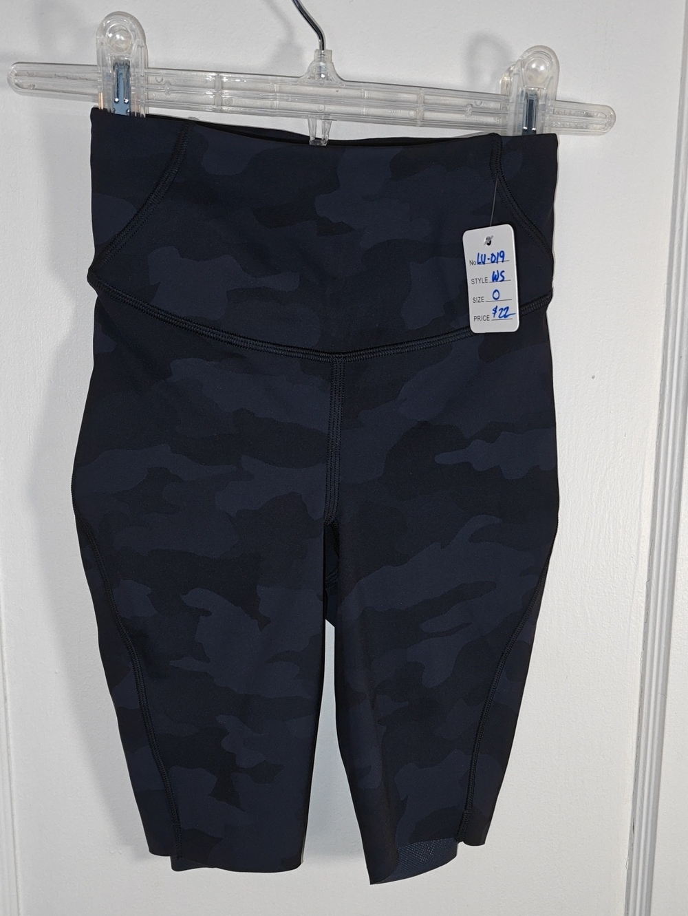 lululemon athletica Navy Camo High-Rise Bike Shorts